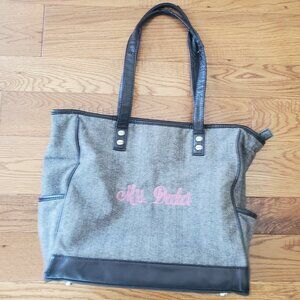 Thirty-One Mini Cindy Tote Embroidered with Mrs. Decker